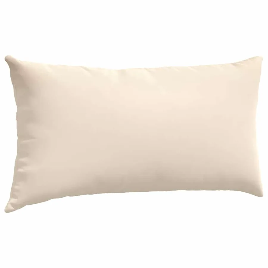Coussins de canapé 2 pcs Beige 80 x 40 cm tissu - 5