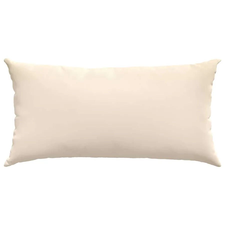 Coussins de canapé 2 pcs Beige 80 x 40 cm tissu - 6