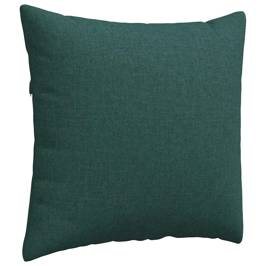 Coussins de canapé 2 pcs Vert foncé 50 x 50 cm tissu - 5