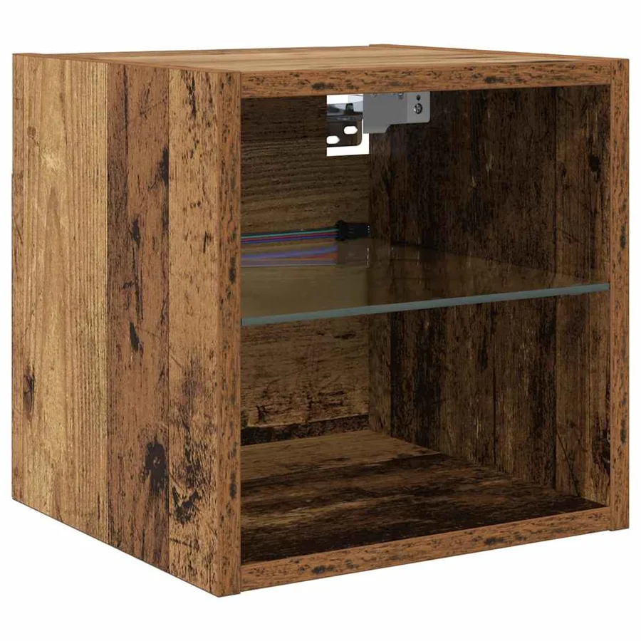 Meubles TV muraux 8 pcs Bois ancien Bois d'ingénierie - 7