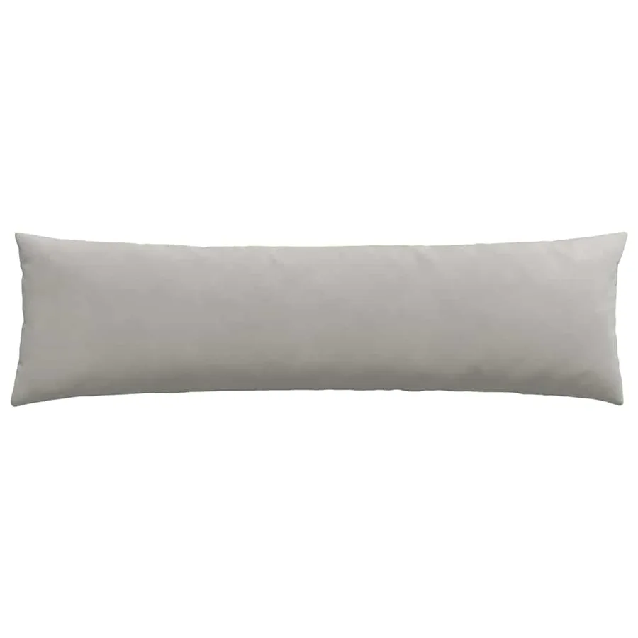 Coussins de canapé 2 pcs Gris clair 145 x 40 cm tissu - 6