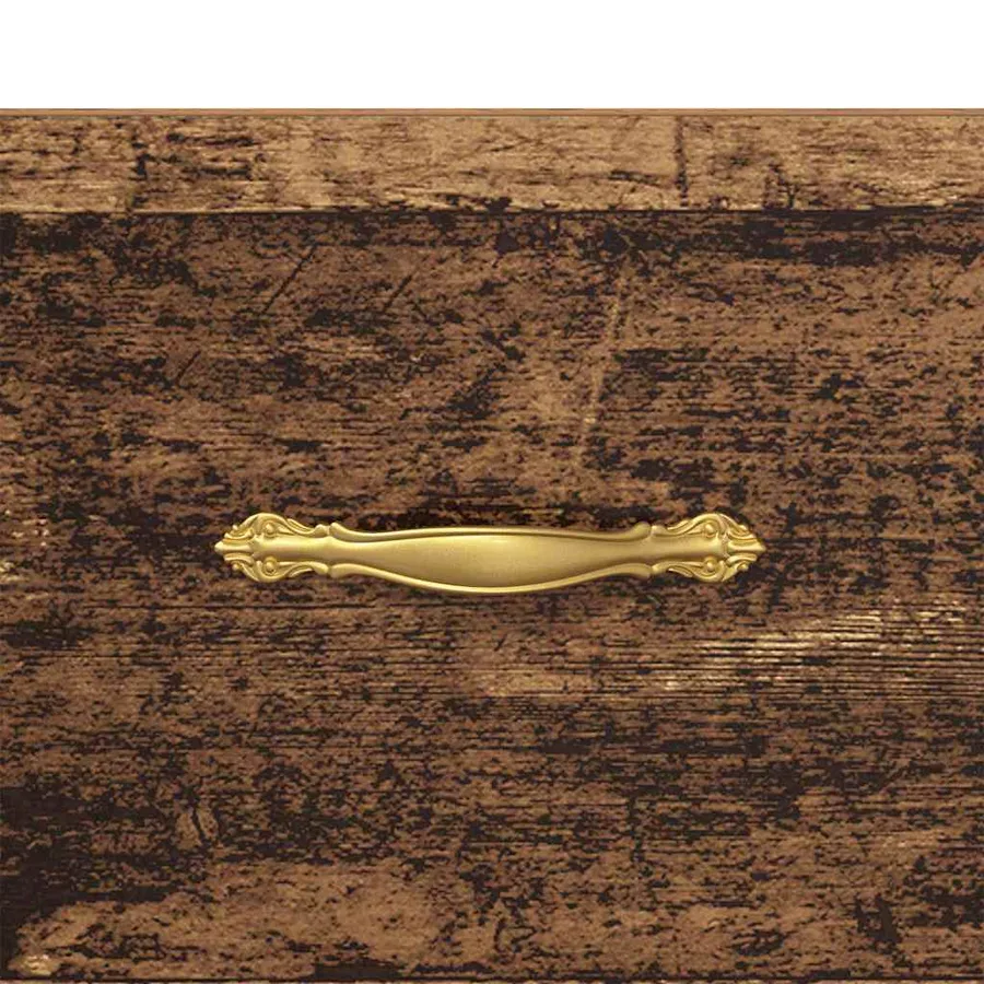 Cabinet de chevet avec tiroir Bois ancien 40 x 35 x 47,5 cm - 10