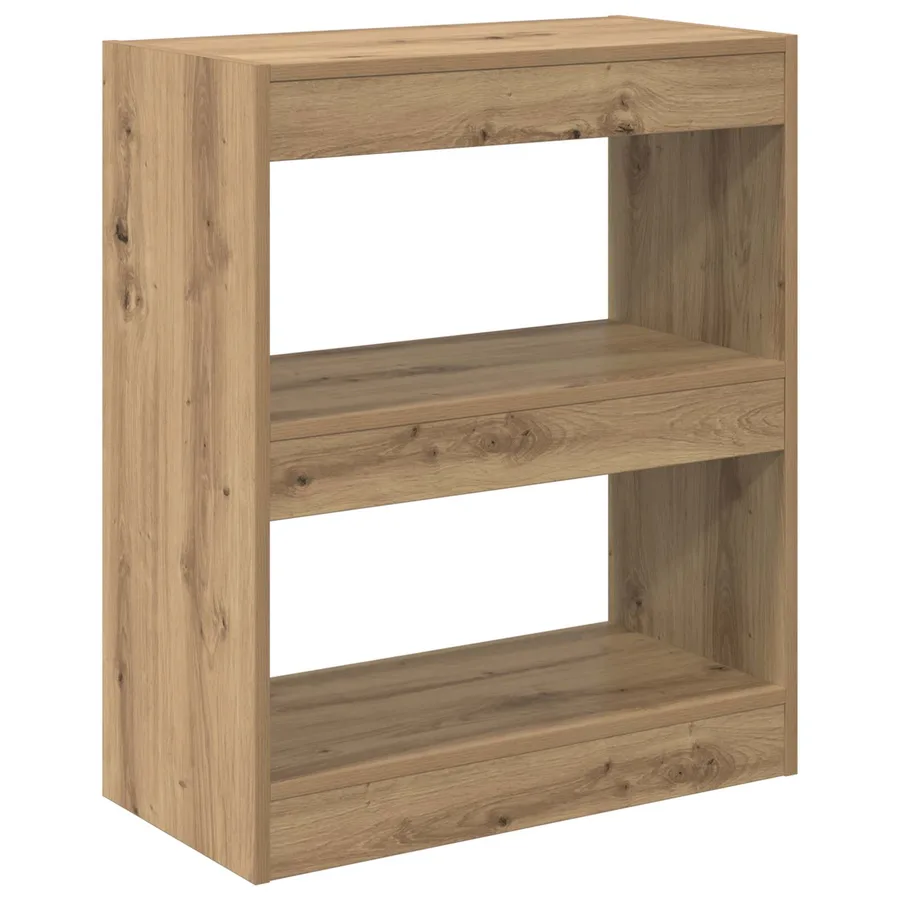 Bibliothèque 2 niveaux 60 x 30 x 72 cm Bois d'ingénierie - 7