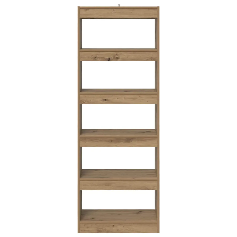 Bibliothèque 5 niveaux 60 x 30 x 166 cm Bois d'ingénierie - 5