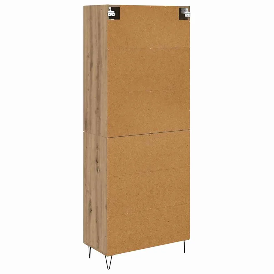 Haut Armoire Chêne artisanal 69,5 x 34 x 90 cm - 10