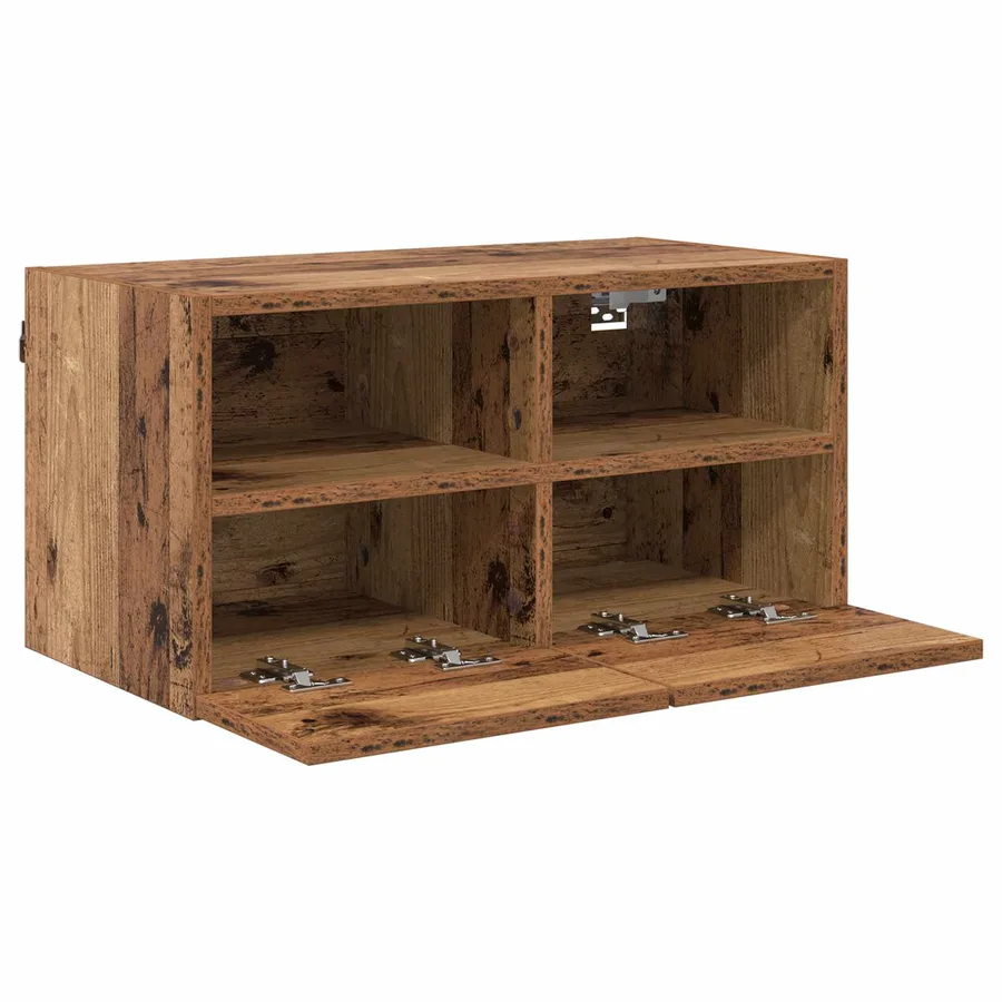 Meuble TV mural Bois Ancien 60 x 30 x 30 cm Bois d'ingénierie - 5