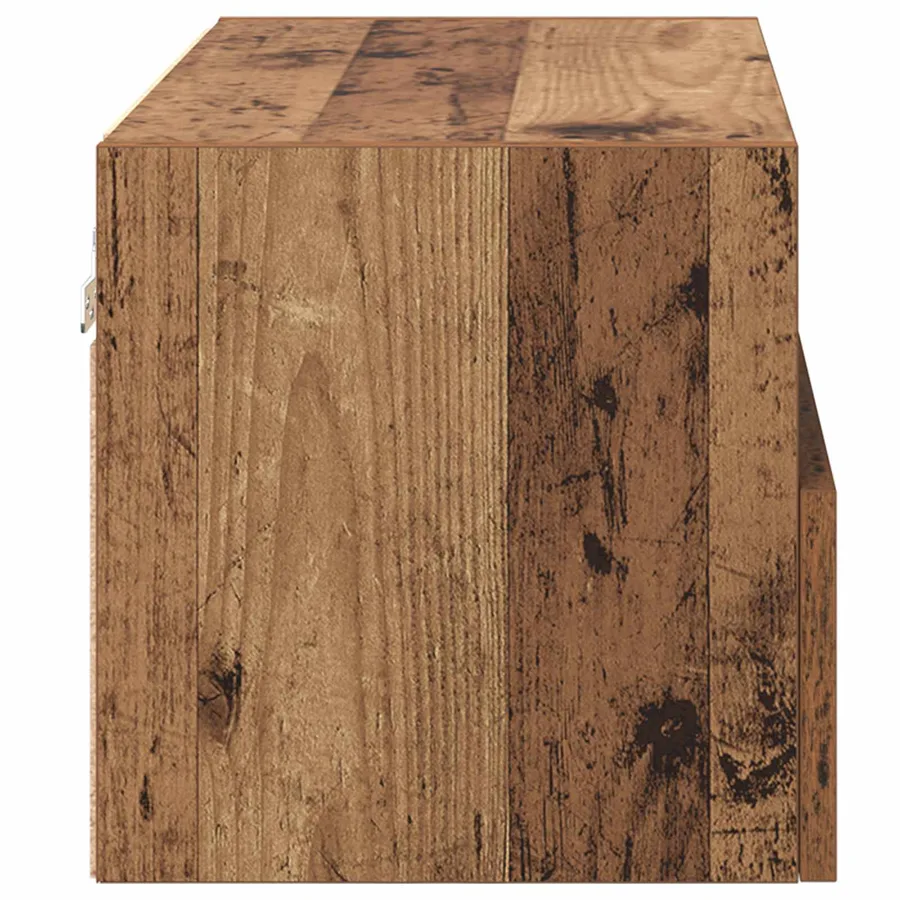 Meuble TV mural Bois Ancien 60 x 30 x 30 cm Bois d'ingénierie - 7