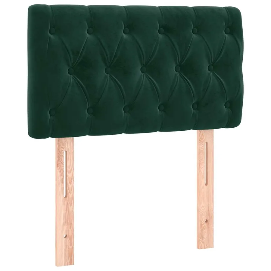 Tête de lit Vert foncé 80x7x78/88 cm Velours - 2