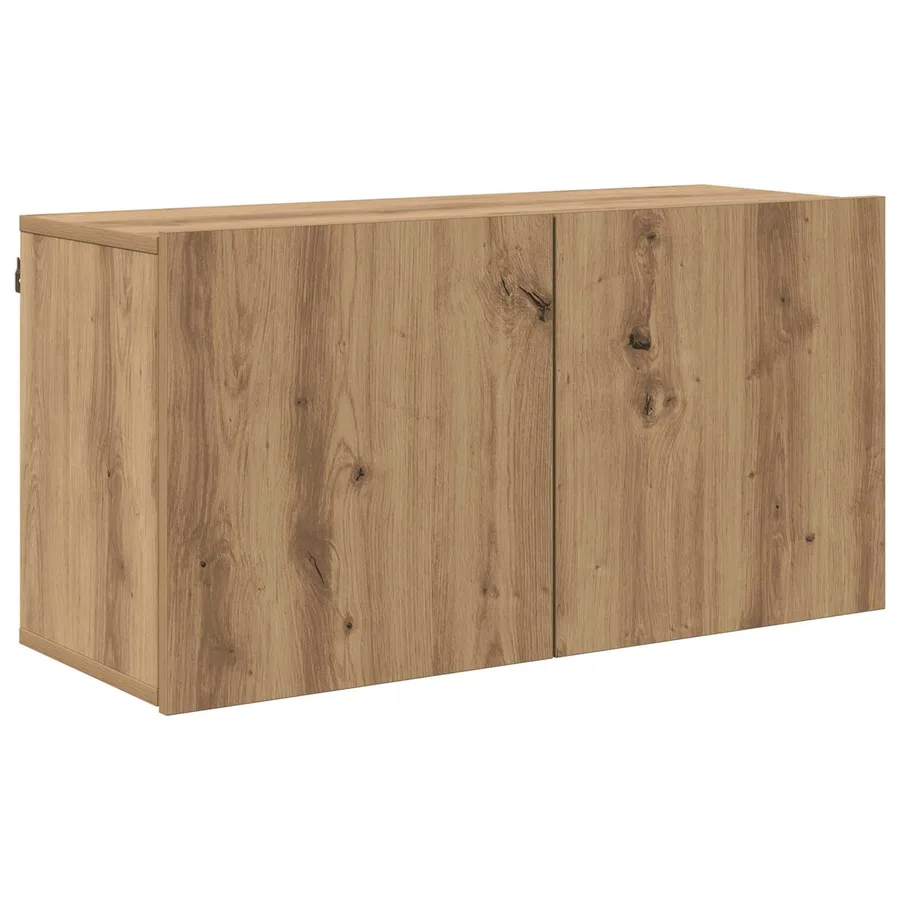 Unité murale de TV 5 pcs Chêne artisanal Bois d'ingénierie - 7