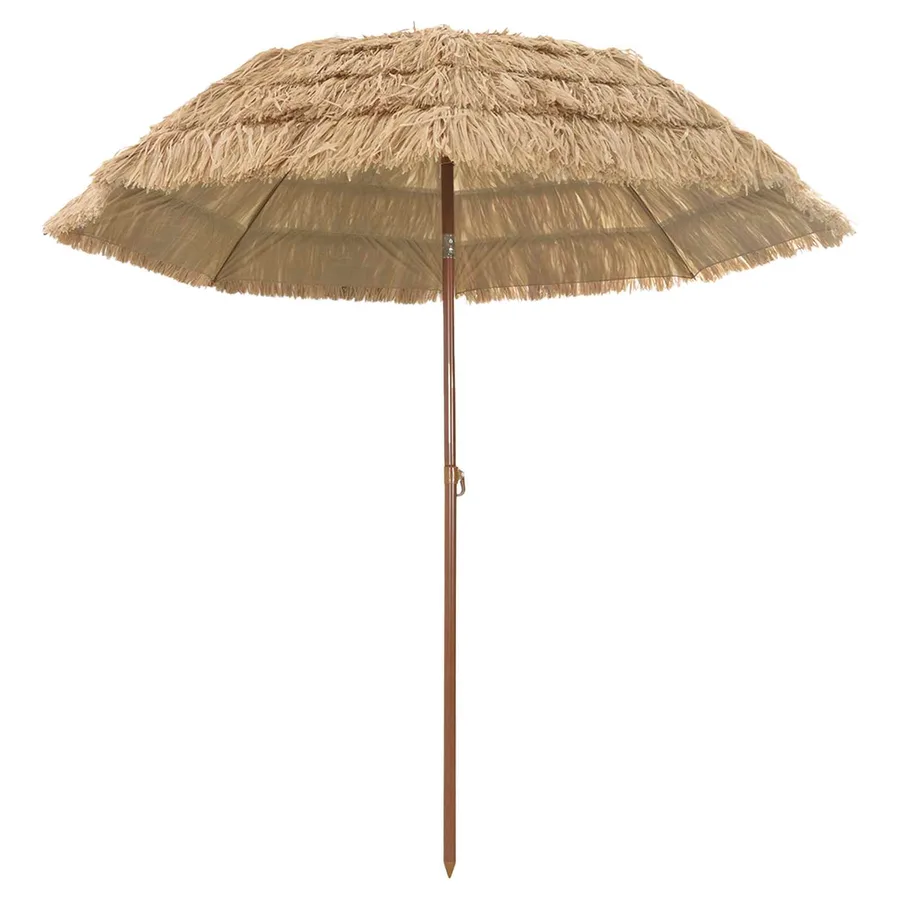 Parasol de jardin Naturel 205 x 205 x 210 cm - 2
