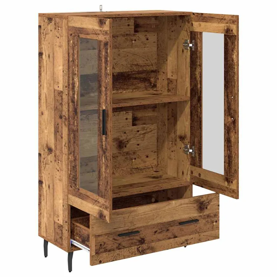 Haut Armoire Bois Ancien 69,5 x 31 x 115 cm Bois d'ingénierie - 5