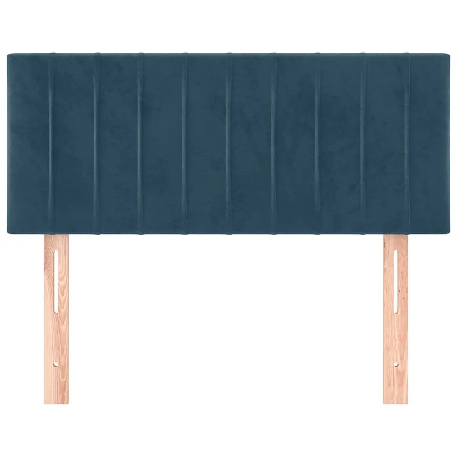 Tête de lit Bleu foncé 90x5x78/88 cm Velours - 3