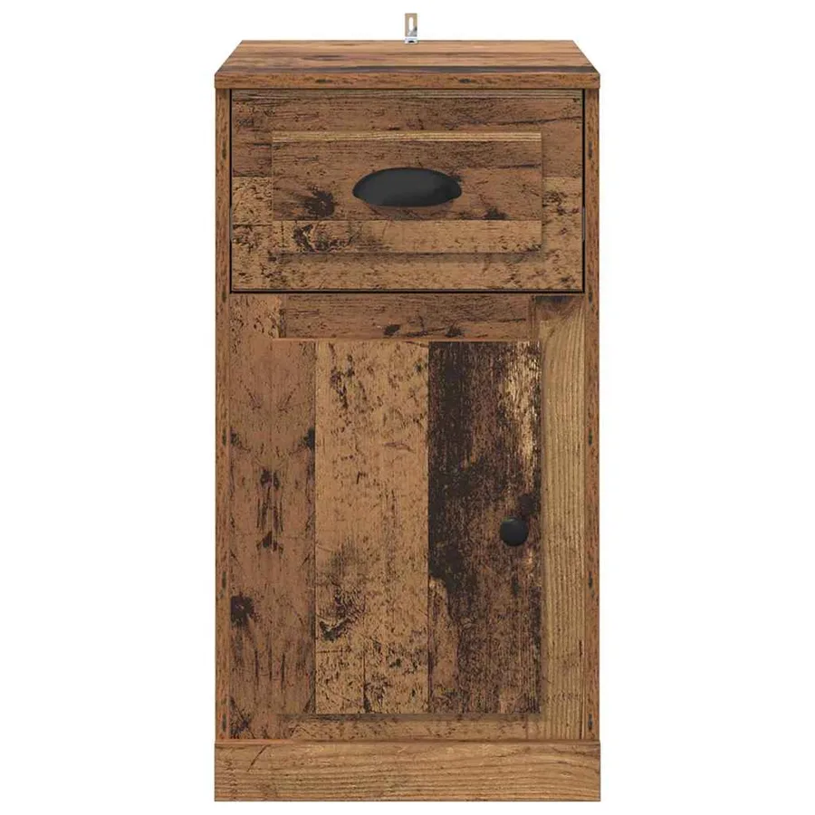Meuble d'appoint Bois ancien 40 x 50 x 75 cm Bois d'ingénierie - 6