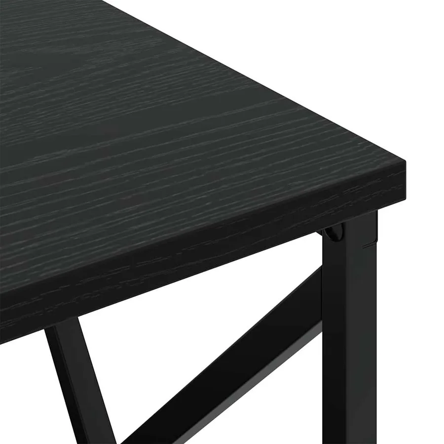 Cabinet de chevet Chêne noir 40 x 31 x 60 cm Bois d'ingénierie - 10