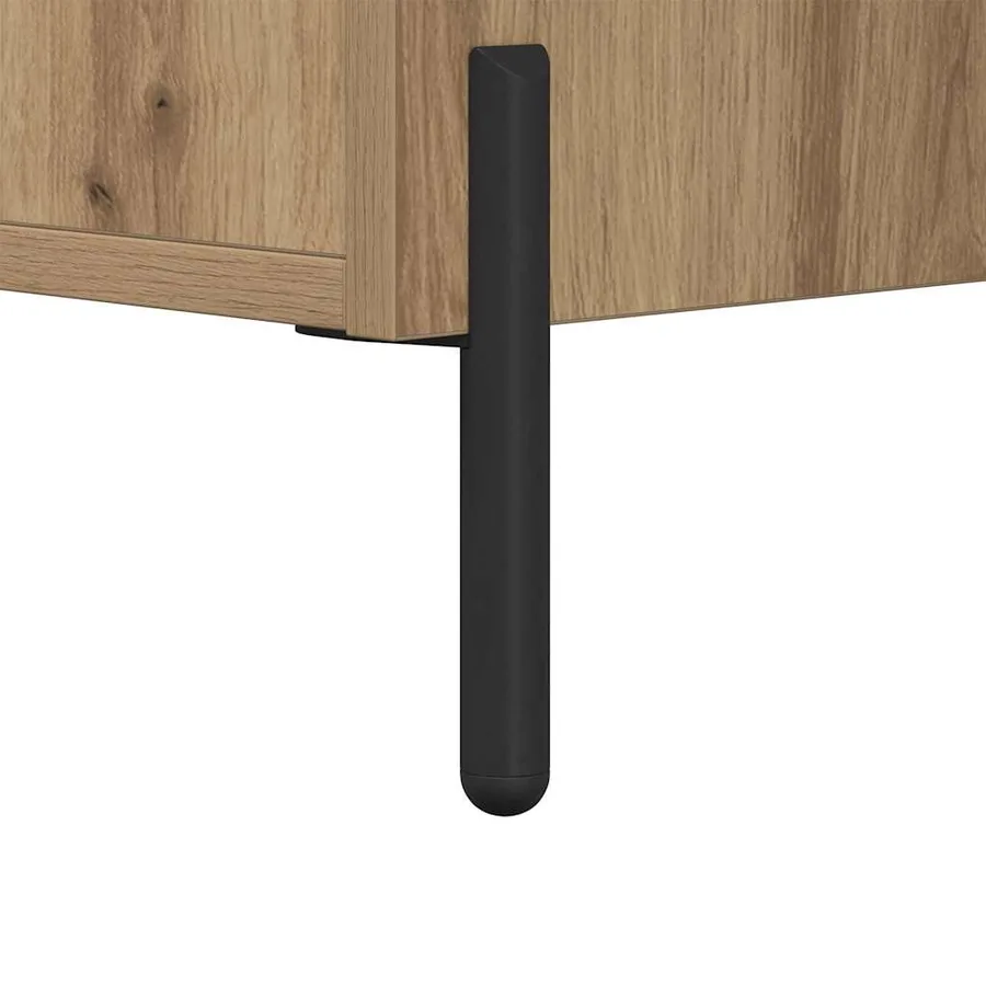 Cabinet de chevet 2 pc Chêne artisanal 40 x 35 x 47,5 cm - 12