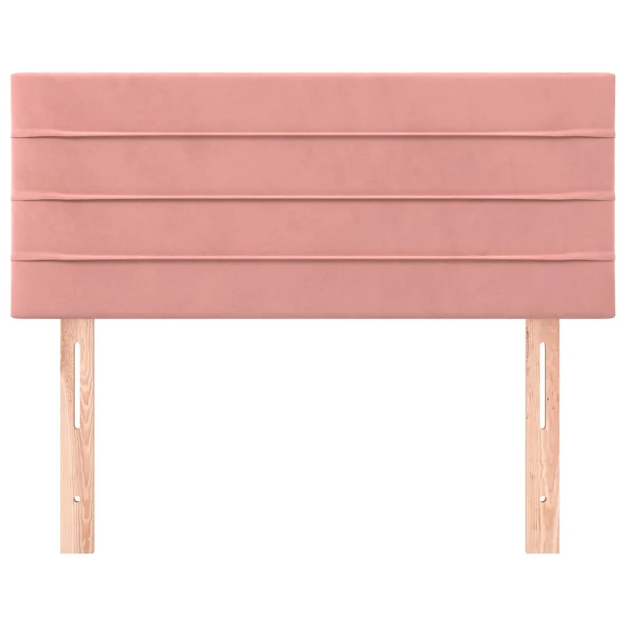 Tête de lit Rose 80x5x78/88 cm Velours - 3