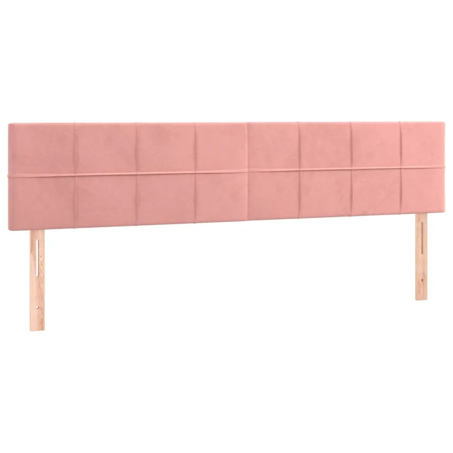 Têtes de lit Rose 160x5x78/88 cm Velours - 2