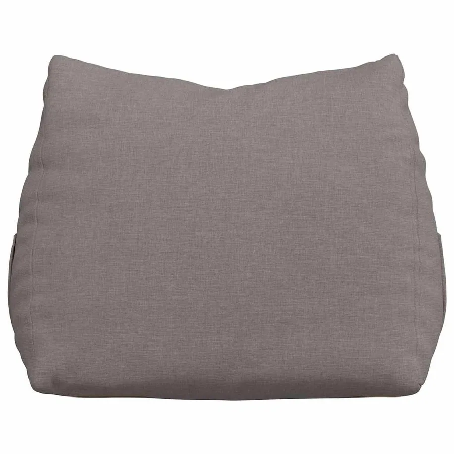 Coussin de Dos Taupe 45 x 20 x 35 cm tissu - 6