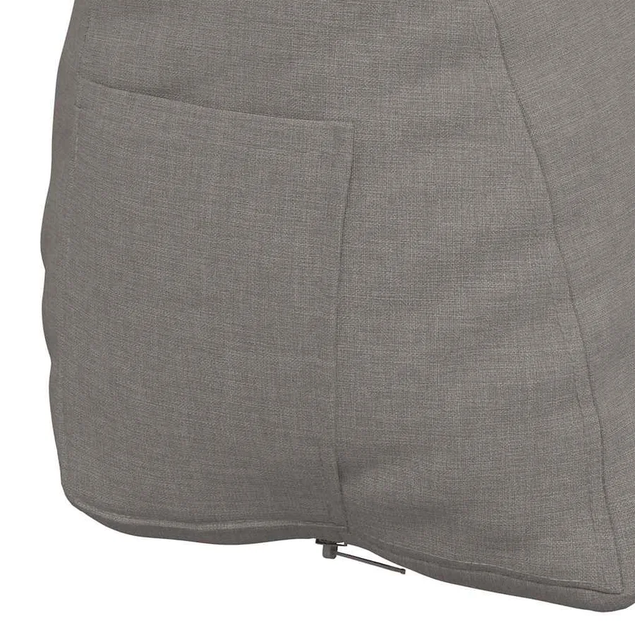 Coussin de Dos Taupe 45 x 20 x 35 cm tissu - 9