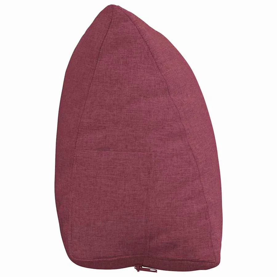 Coussin de Dos Bordeaux 60 x 20 x 50 cm tissu - 7