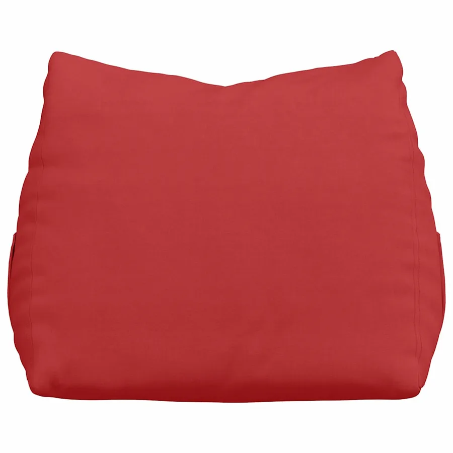 Coussin de Dos Rouge 60 x 20 x 50 cm tissu - 6