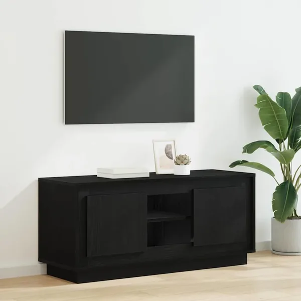 Meuble TV Chêne noir 102 x 35 x 45 cm Bois d'ingénierie