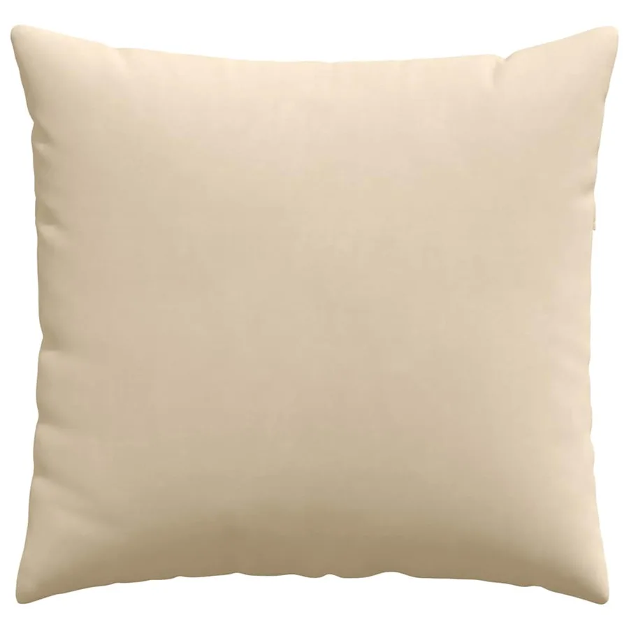 Coussins de canapé 2 pcs Crème 45 x 45 cm tissu - 6
