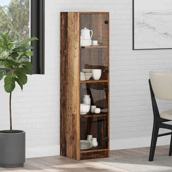 Haut Armoire Bois Ancien 35 x 37 x 142 cm Bois d'ingénierie