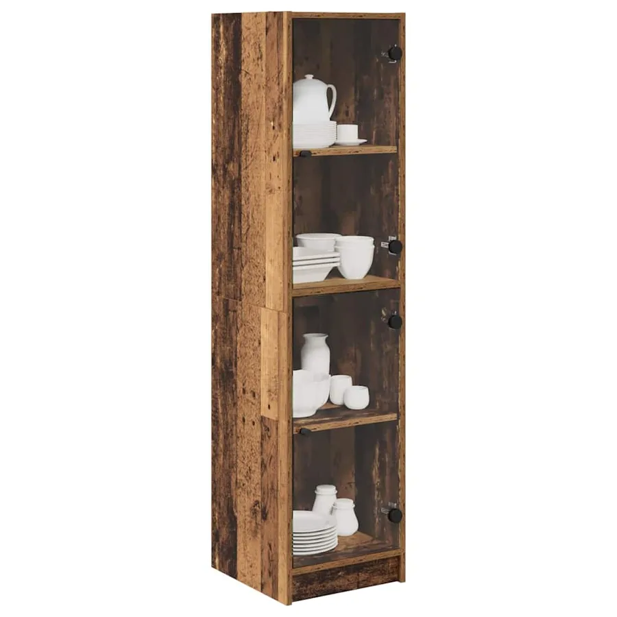 Haut Armoire Bois Ancien 35 x 37 x 142 cm Bois d'ingénierie - 3