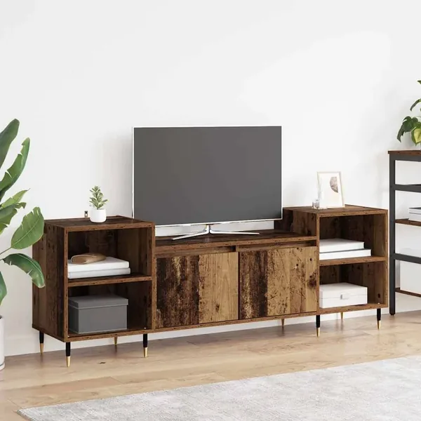 Meuble TV Bois Ancien 160 x 35 x 55 cm Bois d'ingénierie