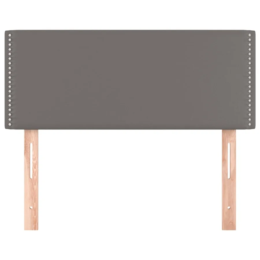 Tête de lit Gris 100x5x78/88 cm Similicuir - 3