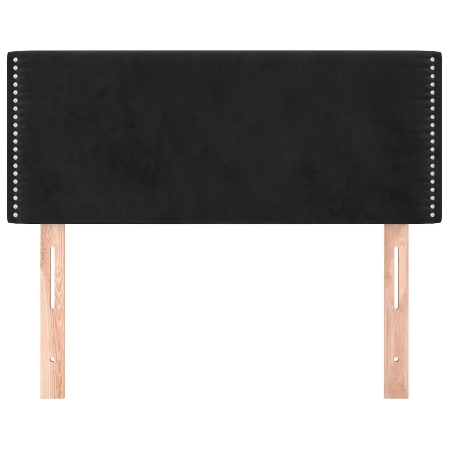 Tête de lit Noir 90x5x78/88 cm Velours - 3