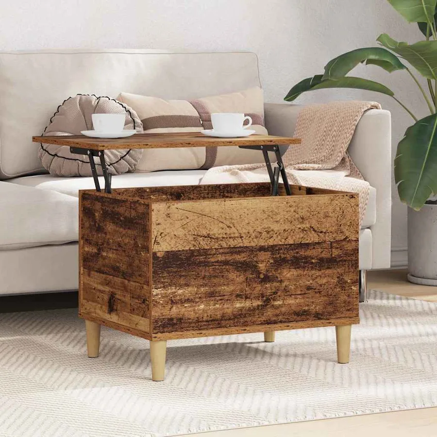 Cabinet de chevet Bois ancien 60 x 44,5 x 45 cm - 4