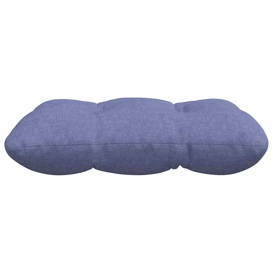 Coussins de siège 4 pcs Bleu denim 40 x 40 x 12 cm tissu - 6