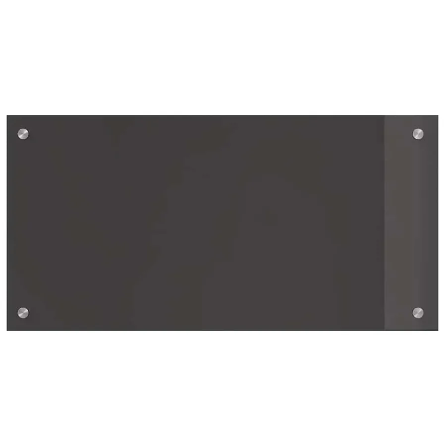 Crédence de cuisine 2 pcs Gris foncé 80 x 40 cm verre trempé - 4
