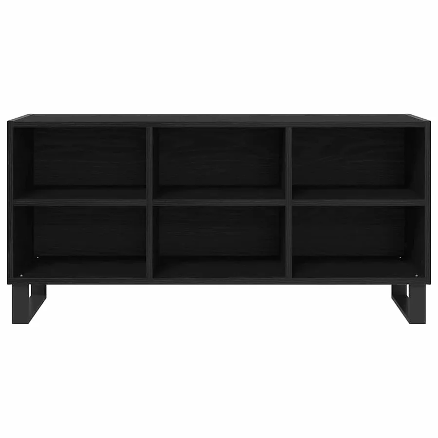 Meuble TV Chêne noir 103,5 x 30 x 50 cm Bois d'ingénierie - 2