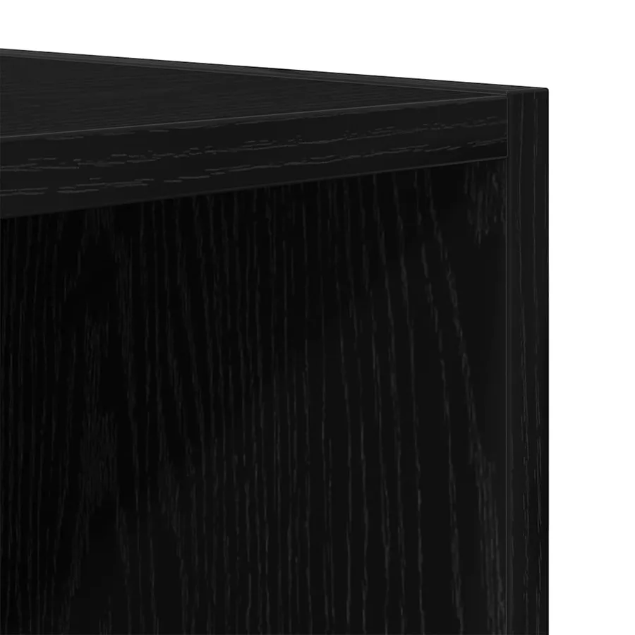 Meuble TV Chêne noir 103,5 x 30 x 50 cm Bois d'ingénierie - 7