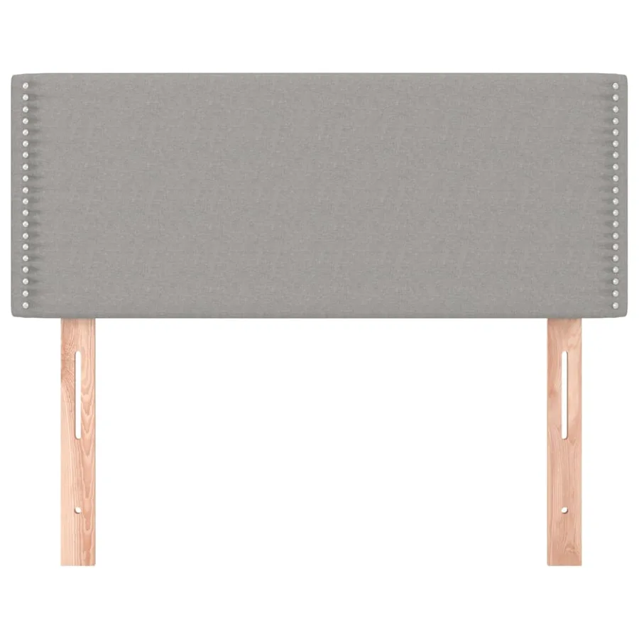 Tête de lit Gris clair 80x5x78/88 cm Tissu - 3