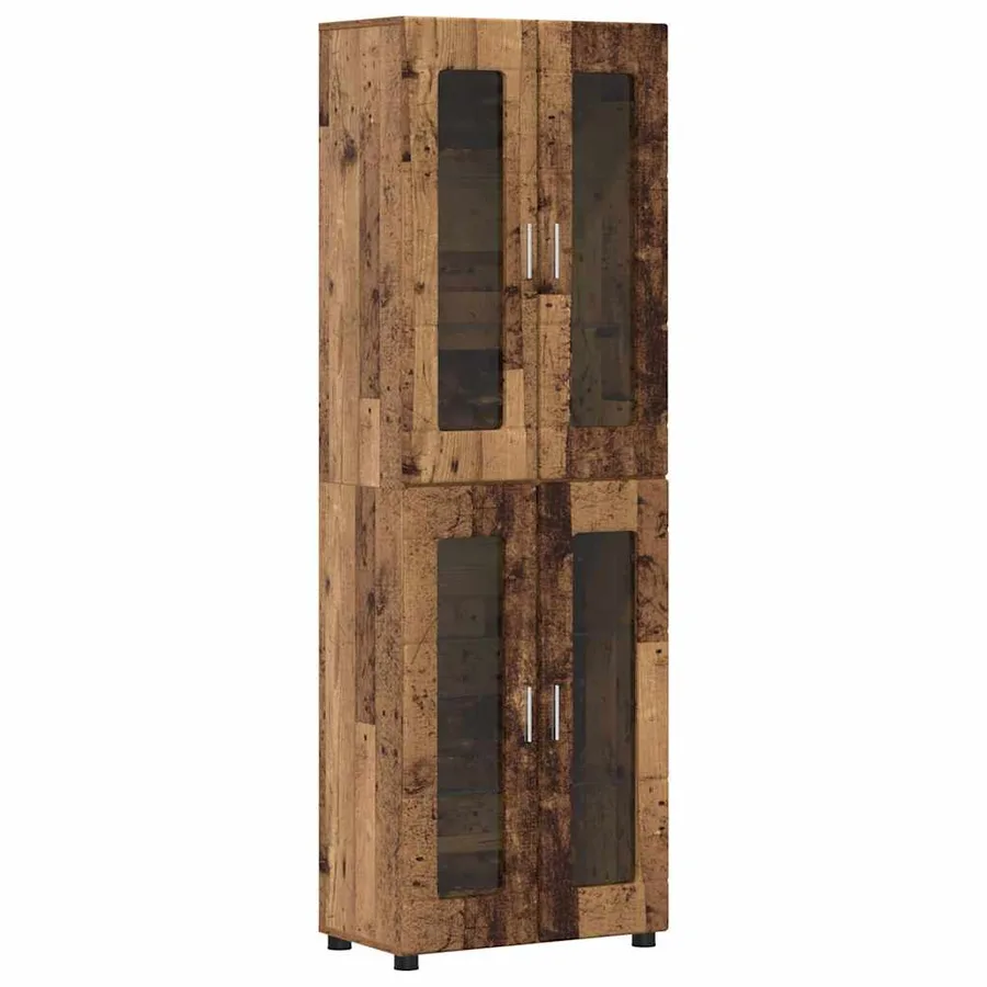 Ensemble meuble TV FLORIN 3 pcs Bois ancien Bois d'ingénierie - 7
