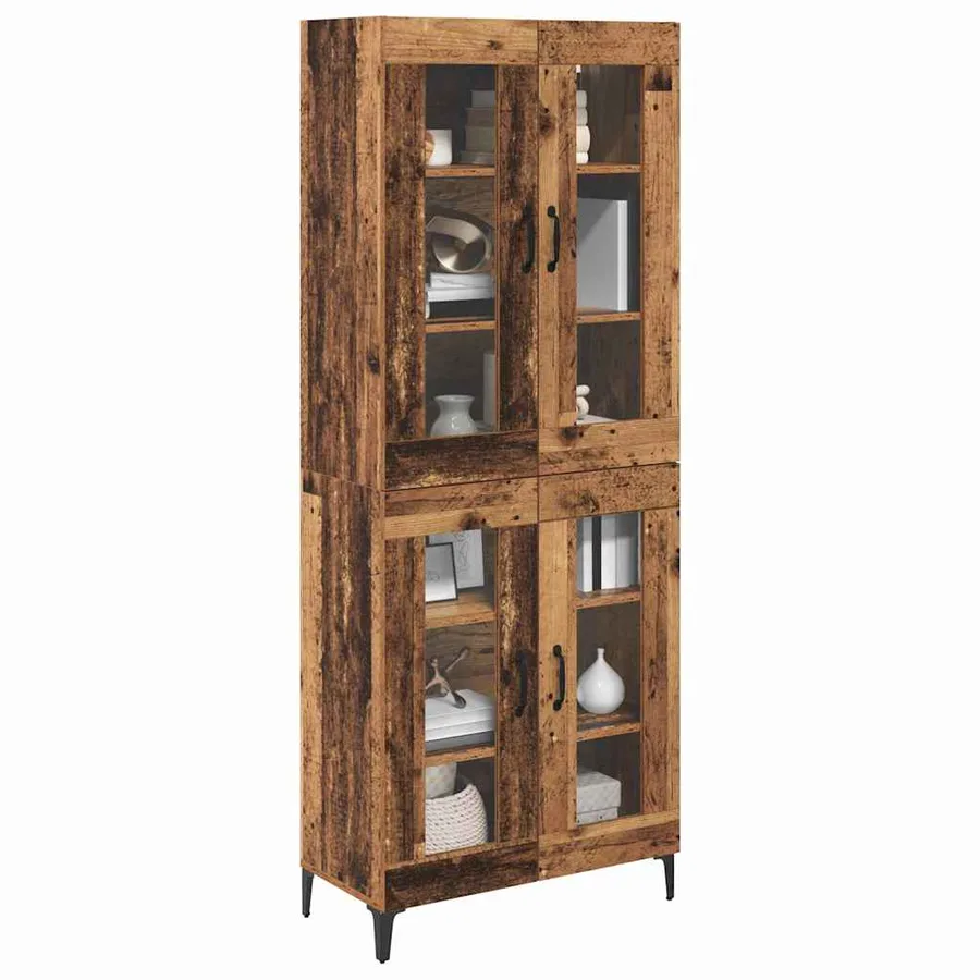 Haut Armoire Bois Ancien 69,5 x 34 x 180 cm Bois d'ingénierie - 3