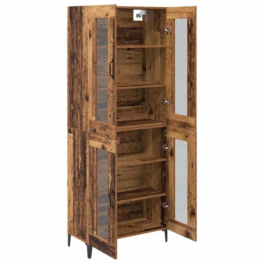 Haut Armoire Bois Ancien 69,5 x 34 x 180 cm Bois d'ingénierie - 5
