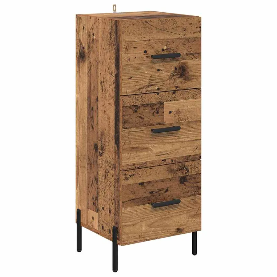 Haut Armoire Bois Ancien 34,5 x 34 x 180 cm Bois d'ingénierie - 6