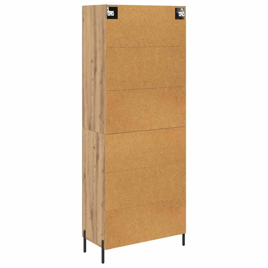 Haut Armoire Chêne artisanal 69,5 x 34 x 180 cm - 10