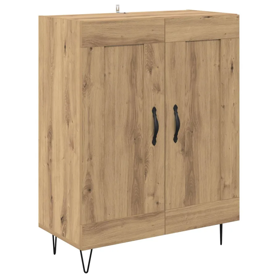 Haut Armoire 2 pcs Chêne artisanal 69,5 x 34 x 180 cm - 6