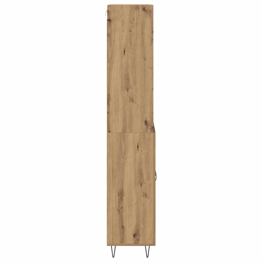 Haut Armoire 2 pcs Chêne artisanal 69,5 x 34 x 180 cm - 9