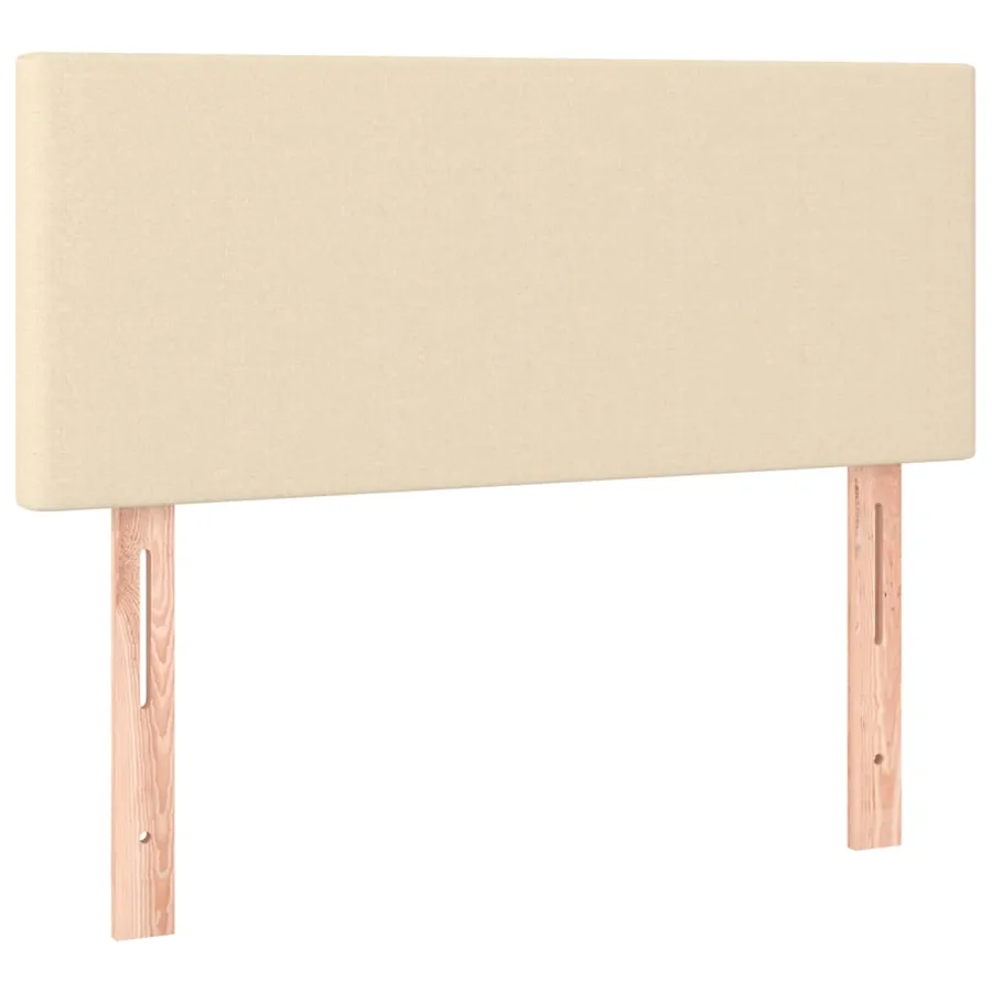 Tête de lit Crème 100x5x78/88 cm Tissu - 2
