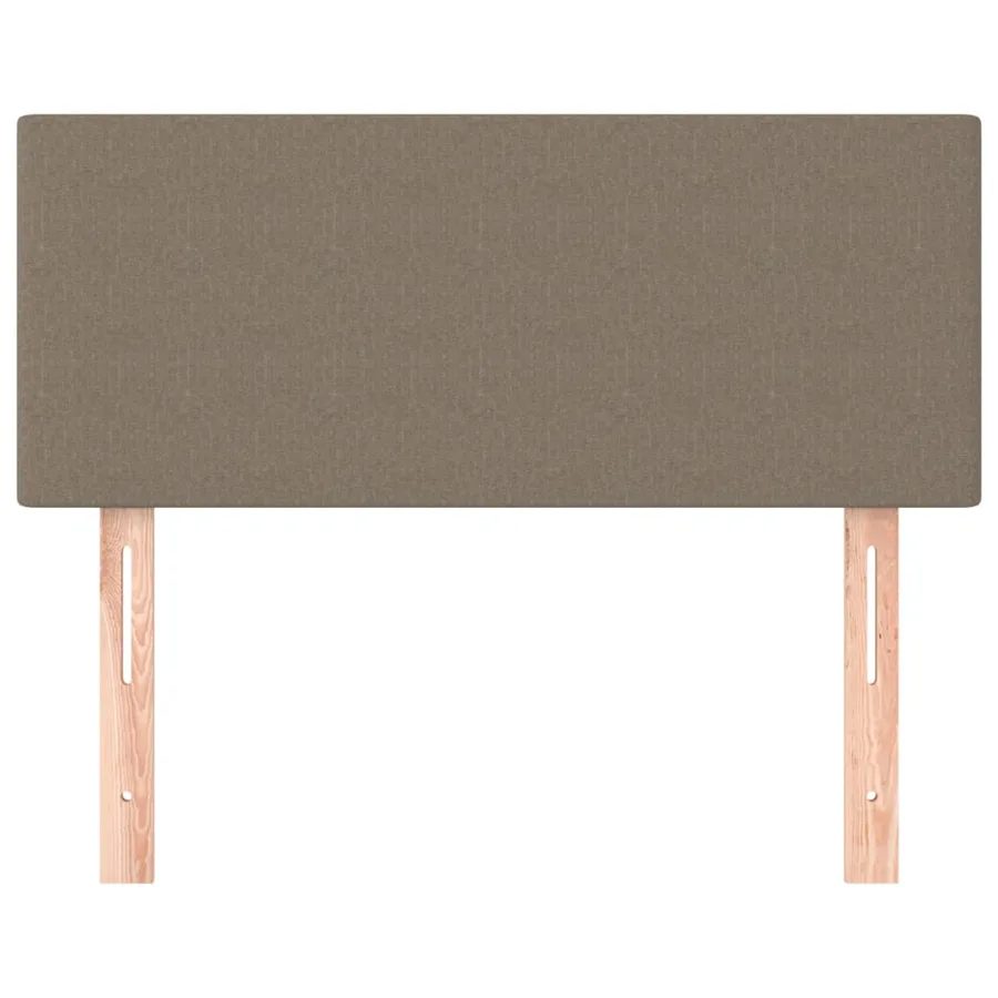 Tête de lit Taupe 90x5x78/88 cm Tissu - 3
