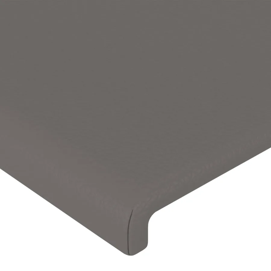 Tête de lit Gris 80x5x78/88 cm Similicuir - 4