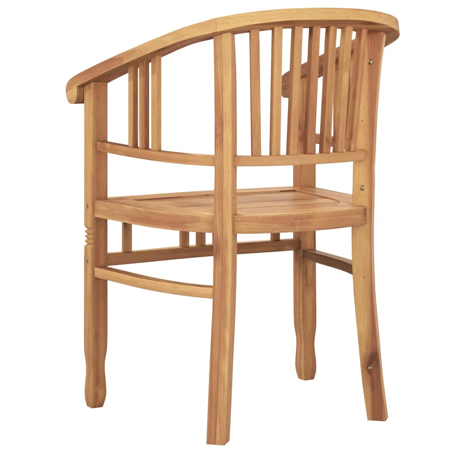 Chaise 2 pcs Marron 63 x 58 x 89 cm Bois de teck massif - 7