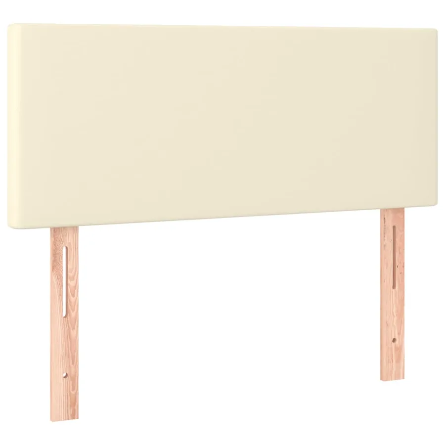 Tête de lit Crème 80x5x78/88 cm Similicuir - 2